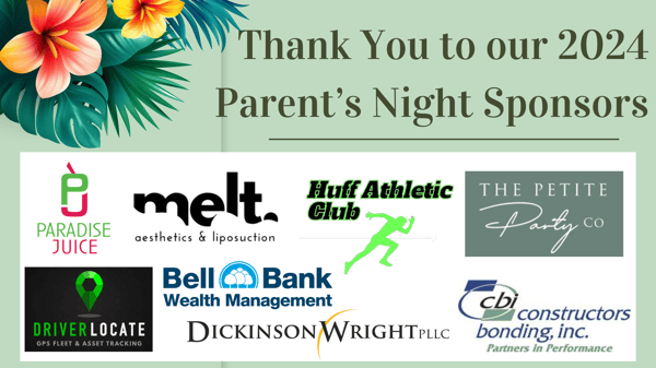 2022 Parents Night out Sponsors